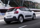 Nuova Citroen C3 tre quarti posteriore