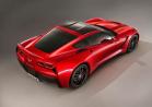 Nuova Corvette Stingray tre quarti posteriore