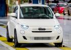 Nuova Fiat 500 ibrida - vista di fronte
