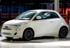 Nuova Fiat 500 ibrida - vista laterale