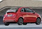 Nuova Fiat 500C Rosso Passione tre quarti posteriore