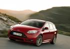 Nuova Ford Focus ST station wagon tre quarti anteriore lato sinistro