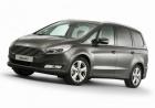 Nuova Ford Galaxy 2015 tre quarti anteriore sfondo bianco