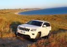 Nuova Jeep Grand Cherokee Overland tre quarti anteriore