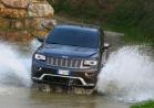 Nuova Jeep Grand Cherokee Summit anteriore guado