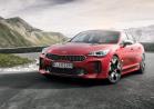 Nuova Kia Stinger tre quarti anteriore