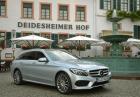 Nuova Mercedes C 250 BlueTEC Station Wagon tre quarti anteriore