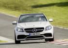 Nuova Mercedes C 63 AMG anteriore in pista