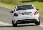 Nuova Mercedes C 63 AMG in pista