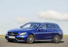 Nuova Mercedes C 63 AMG S Station Wagon tre quarti anteriore