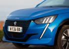 Nuova Peugeot e208 LED anteriori