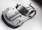 Nuova Porsche 911 GT3 Cup dall'alto