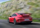 Nuova Porsche 911 GT3 tre quarti posteriore