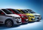 Nuova Renault Twingo nelle tinte del lancio