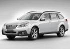 Nuova Subaru Outback my 2013 tre quarti anteriore