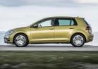 Nuova Volkswagen Golf 2017 gialla profilo