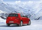 Nuova Volkswagen Golf 4Motion tre quarti posteriore lato destro