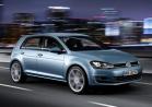 Nuova Volkswagen Golf 7 tre quarti anteriore