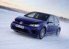 Nuova Volkswagen Golf R tre quarti anteriore lato sinistro