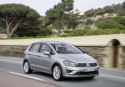 Nuova Volkswagen Golf Sportsvan tre quarti anteriore lato destro