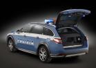 Peugeot 508 RHX Polizia Stradale bagagliaio