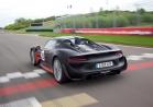 Porsche 918 Spyder tre quarti posteriore lato sinistro