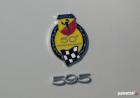 Prova Abarth 595 50° Anniversario logo distintivo