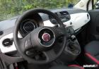 Prova Fiat 500 Cult 0.9 TwinAir Turbo 105 CV interni