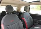 Prova Fiat 500 Cult 0.9 TwinAir Turbo 105 CV sedili anteriori