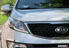 Prova Kia Sportage 2.0 CRDI AWD Rebel dettaglio mascherina anteriore