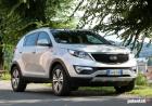 Prova Kia Sportage 2.0 CRDI AWD Rebel tre quarti anteriore