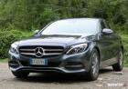 Prova nuova Mercedes C 220 BlueTEC tre quarti anteriore