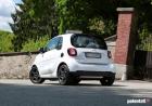 Prova nuova Smart Fortwo 70 Twinamic tre quarti posteriore