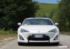 Prova su strada Toyota GT86 anteriore