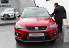 Salone di Parigi 2018 Seat Arona a metano ateriore