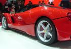 Salone di Ginevra 2013 LaFerrari dettaglio fiancata