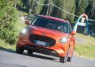 Suzuki Swift Hybrid AllGrip su strada asfaltata
