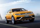 Volkswagen CrossBlue Coupé tre quarti anteriore