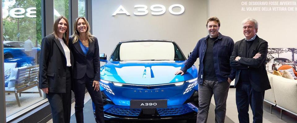 Alpine A390 talks mara sangiorgio davide valsecchi