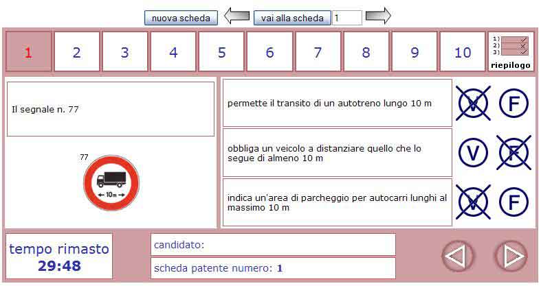 nuovi quiz patente a 40 domande