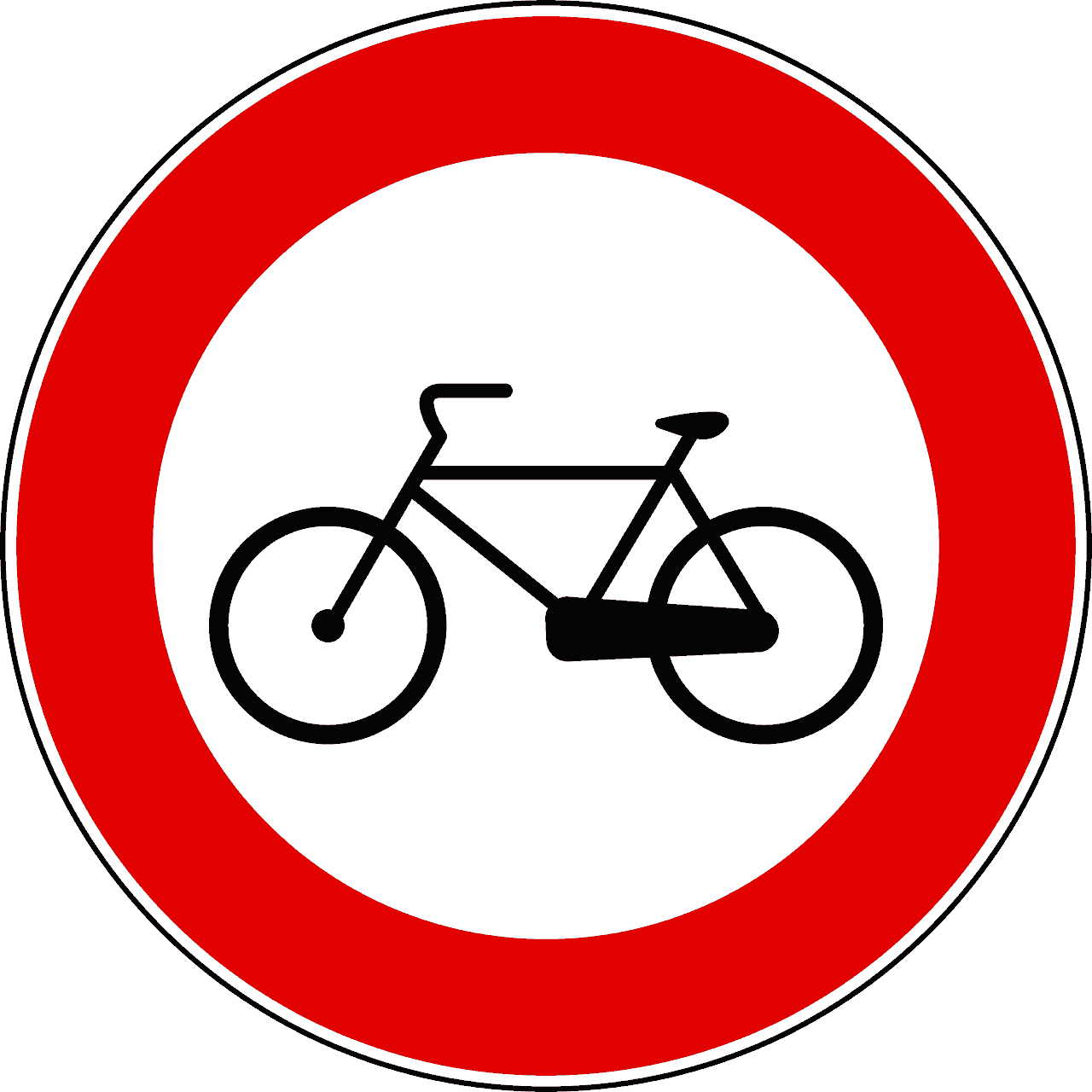 il segnale raffigurato consente il transito alle biciclette fig 54
