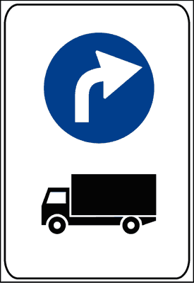 Obbligo di svolta per veicoli pesanti
