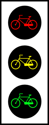 Semaforo per biciclette