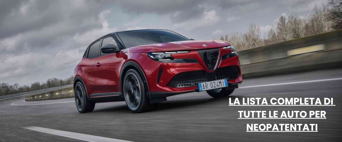 lista neopatentati alfa romeo junior elettrica veloce