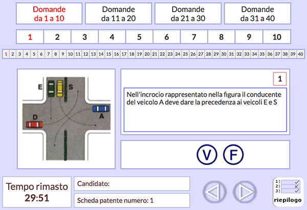 Test Di Guida Per La Patente Quiz patente B 2021 - Test gratis ministeriali online