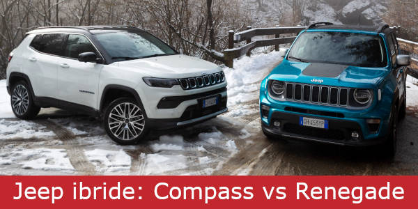 Jeep Renegade e Compass ibride