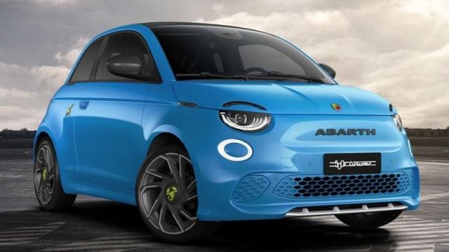 Abarth 500E Cabrio anteriore