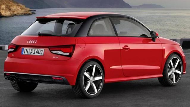 Audi A1 tre quarti posteriore