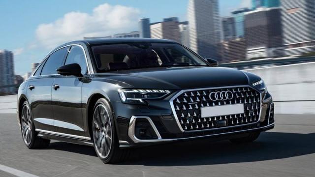 Audi A8 tre quarti anteriore 1