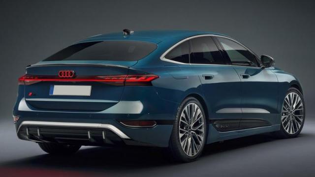 Audi S6 Sportback e-tron posteriore